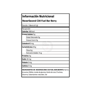 NeverSecond - C30 Fuel Bar Berry