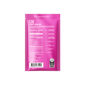 c30 sports drink mix forest berry back