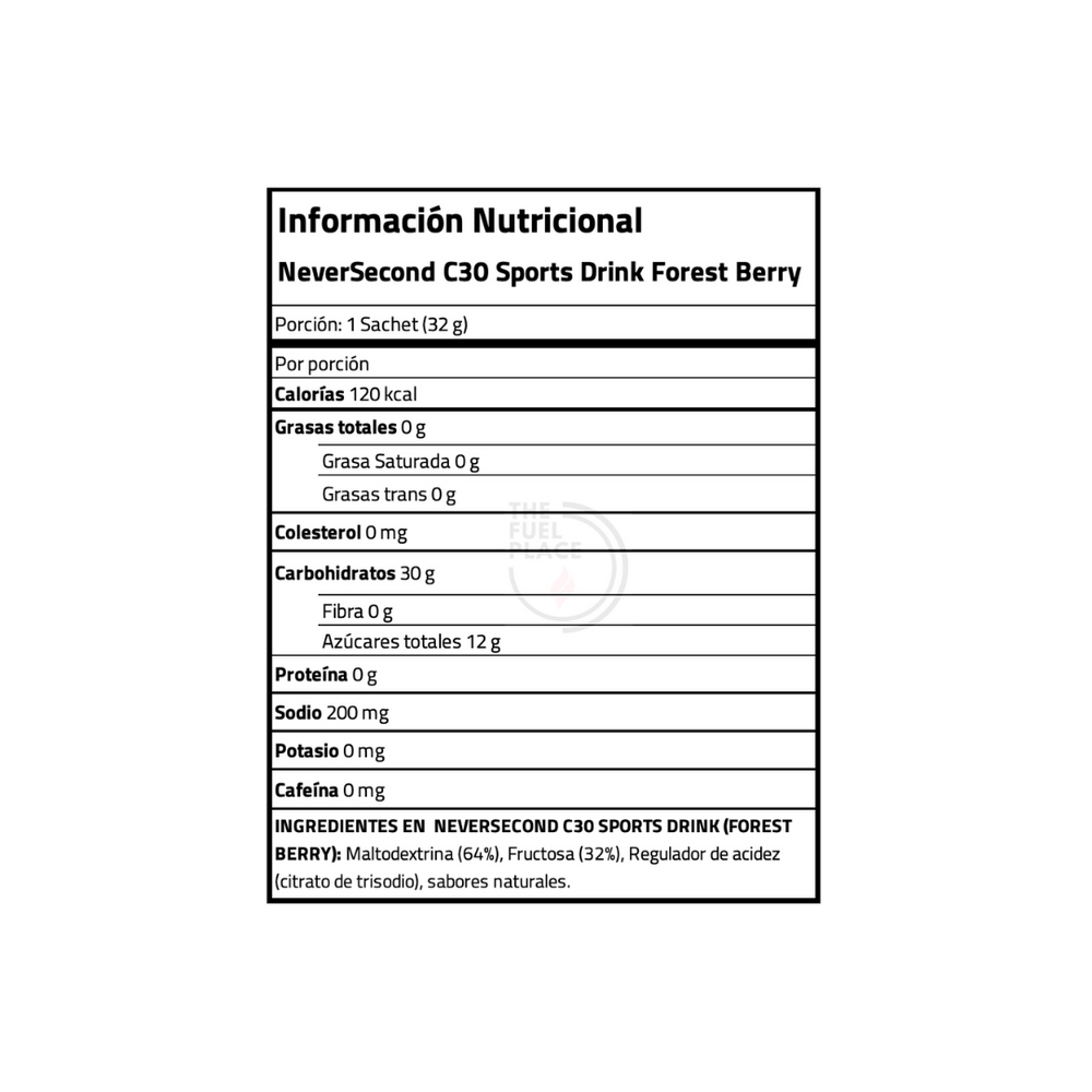 c30 sports drink mix forest berry info