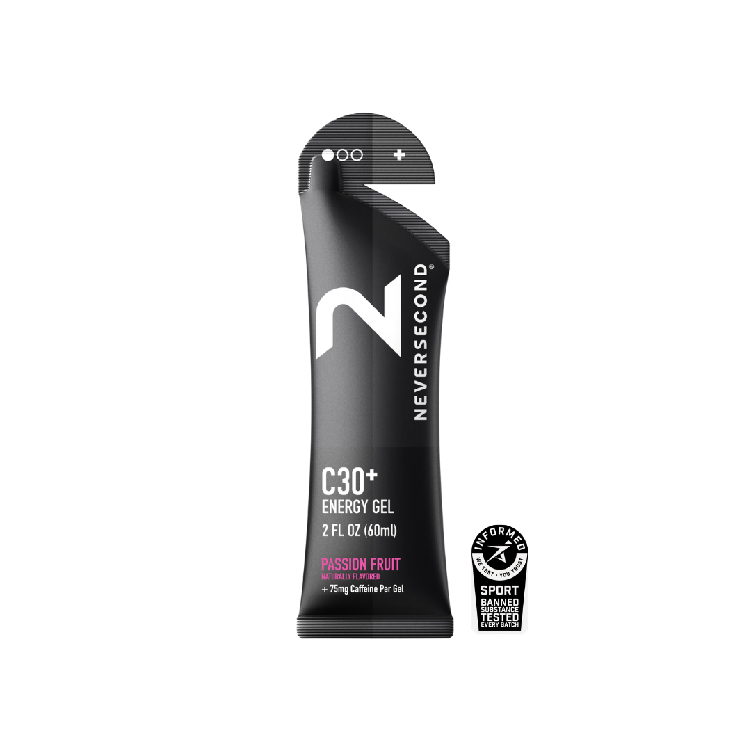 Gel Neversecond c30 passion fruit caffeine