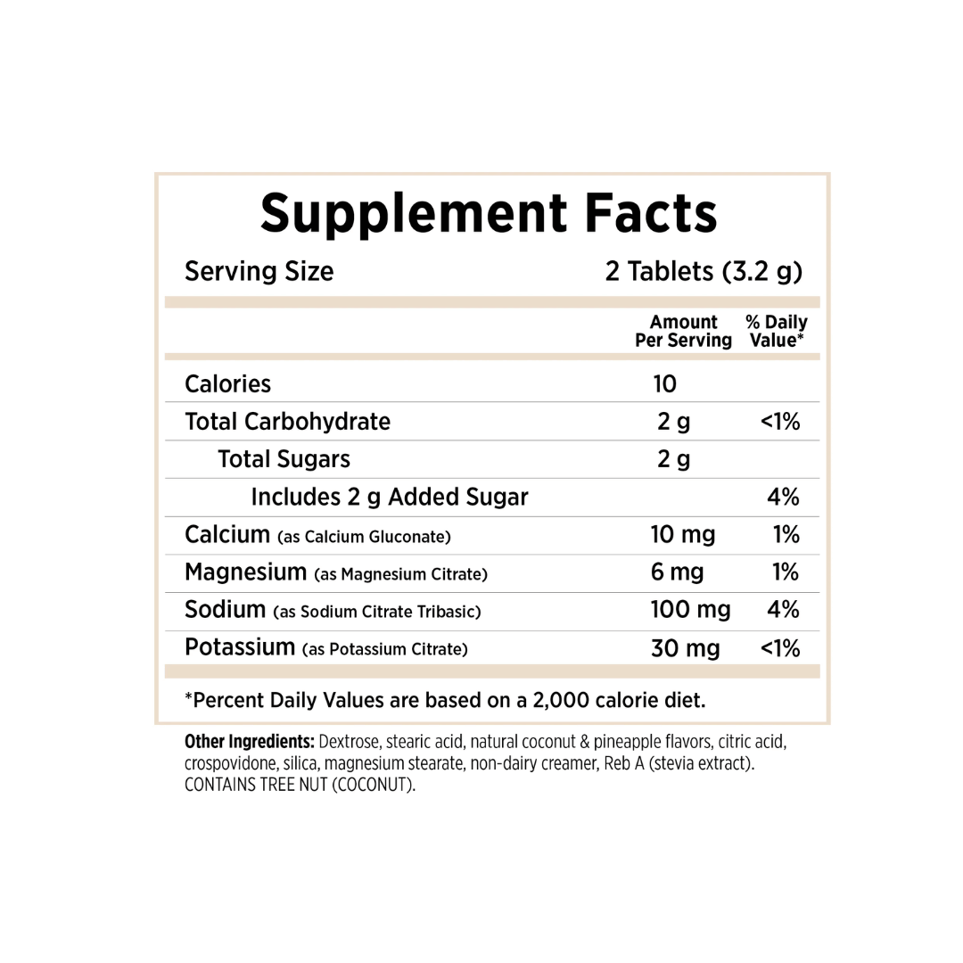 SaltStick FastChews Coconut Pineapple