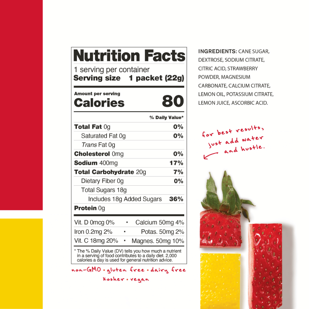 Skratch Sport Hydration Strawberry Lemonade Sachet – The Fuel Place
