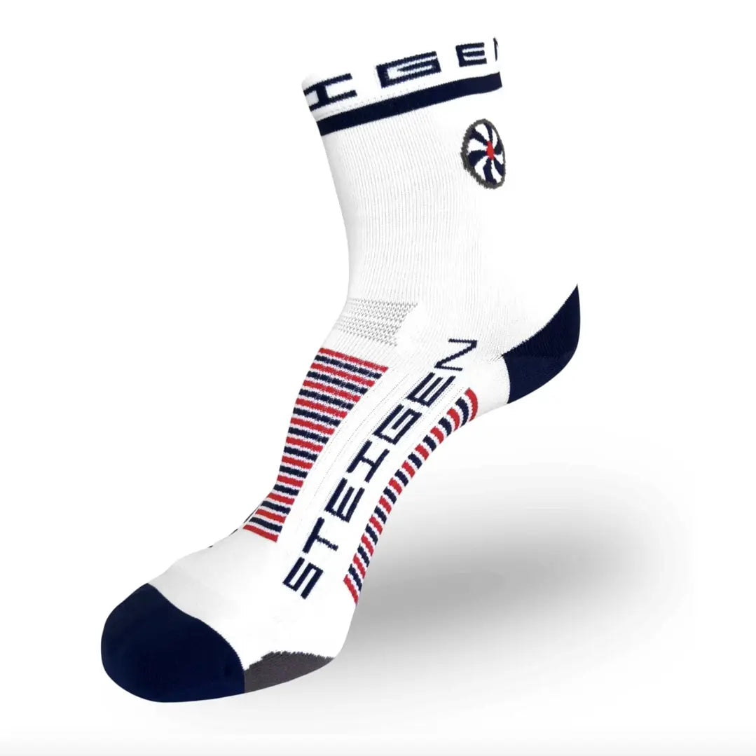 Calcetines de running Steigen Medio White