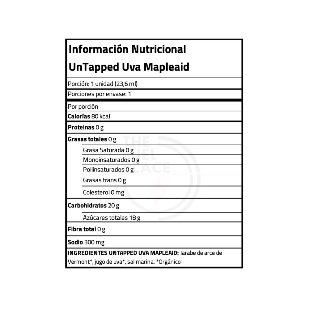 
                      
                        Grape Mapleaid Untapped - Electrolitos
                      
                    