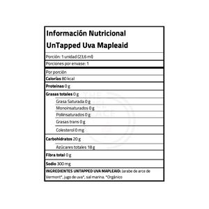 Grape Mapleaid Untapped - Electrolitos