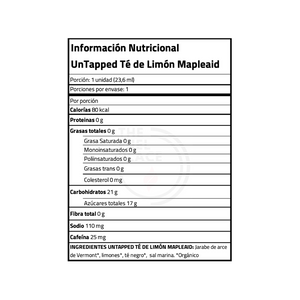 Lemon Tea Mapleaid Untapped - Electrolitos